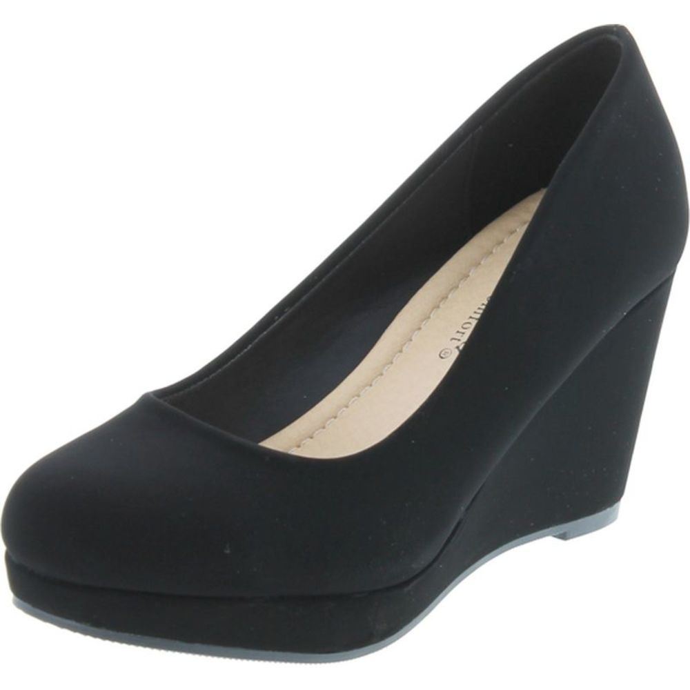 City Classified Comfort Thomas Black Womens pumps-shoes 6 NEW